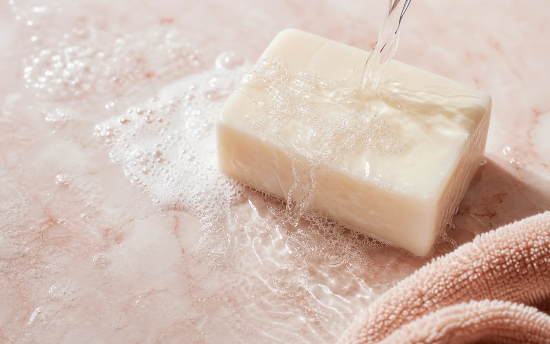 Editorial still life for Why Gentle Cleansing Matters